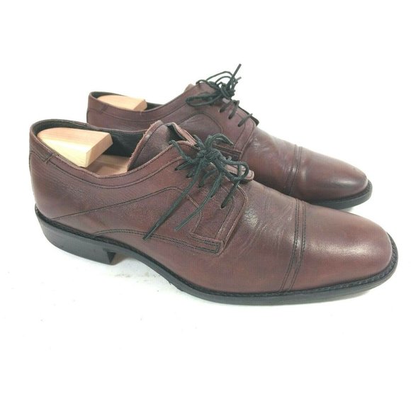 Men’s JOHNSTON & MURPHY Brown Red Sheepskin 9 M main image 5